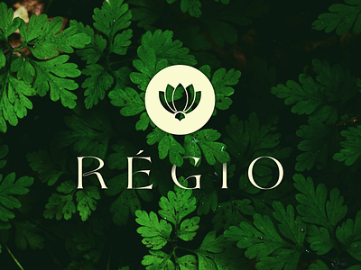 Régio Logo branding design figma flat graphic design green icon illustrator logo logomark minimal vector