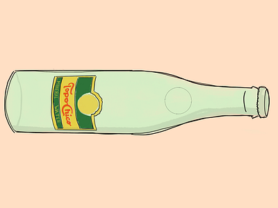 WIP - Topo Chico Illustration :)