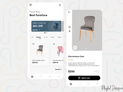 Furnik - Furniture Shop UI Design