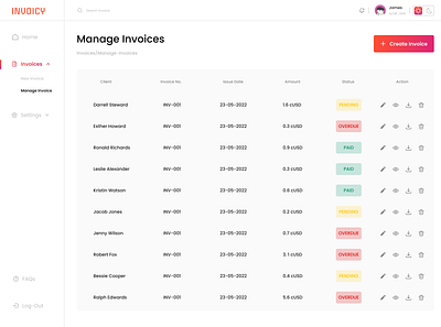 Invoicy - An Invoice app for crypto app figma invoice ui ux webapp webdesign
