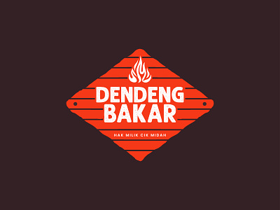 LogoDesign - Dendeng Bakar Cik Midah art bakar bakwa bbq branding dendeng design food graphic design grill halal logo malaysia midah muslim vector