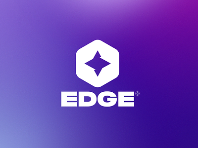 EDGE Logo Design app branding design edge graphic graphic designer hexagon logo logo design malaysia mobile mobile app vector