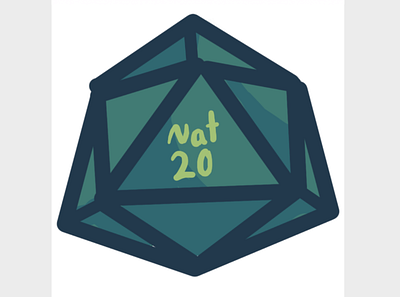 Logo/Icon - Nat20 Webcomic design icon logo