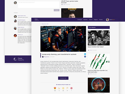 Flank Esports Web - Content Details