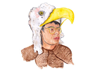 Eagle film illustration painting watercolour