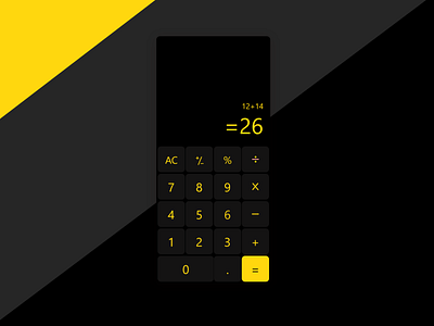 DailyUI 004 - Calculator