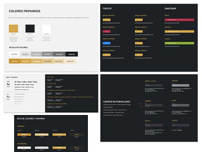 Style Guide Music & Soul branding design typography ui web