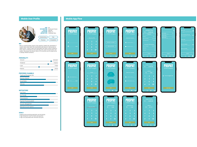 ProPay User Persona & App Journey Flow