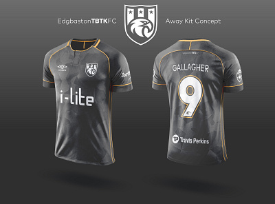 Edgbaston TBTK FC Away Kit Concept branding design football kit graphic design logo sports branding sports logo vector