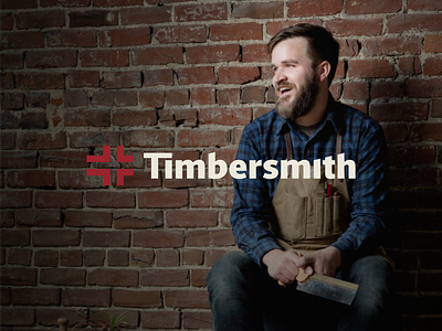 Timbersmith brand identity furniture maker logo logomark midcentury small business typogaphy woodworking