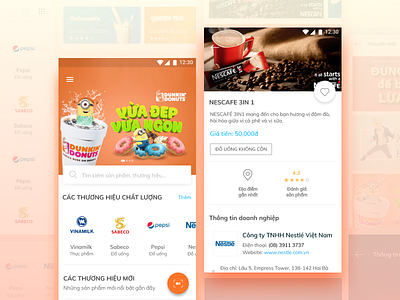 Home page Design for E-commerce app