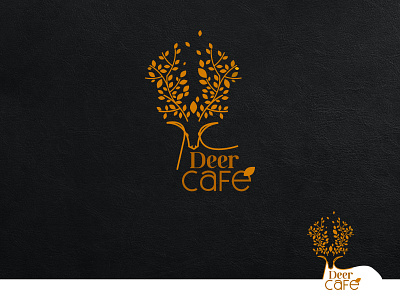 deer Cafe business creative creative design illustration illustrator logo logo design logodesign logos photoshop typography vector