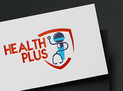 Heath Plus Web Portal Logo creative design healthcare illustrator logo logodesign logos medical logo vector youtube channel