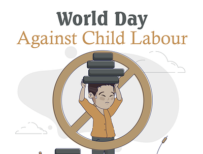 Against Child Labour branding graphic design