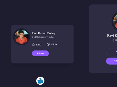 Profile UI Design