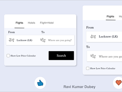 Flight Booking App UI