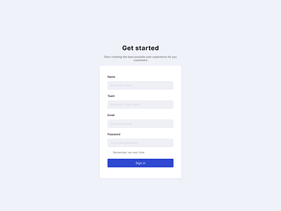 ProjectHub - Signup UI || SIH