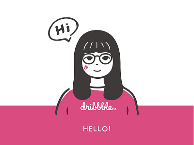 Hello dribbble debut dribbble first first shot gif invitation taiwan thanks