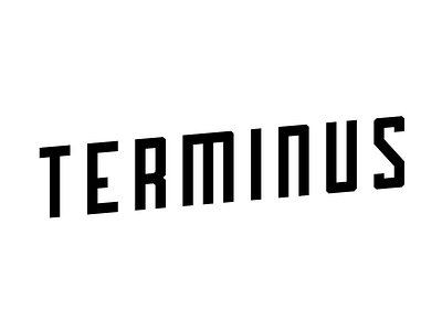 Terminus Logo WIP logo terminus type wip