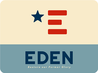 Eden for President campaign daily day eden fallout illustration illustrator president