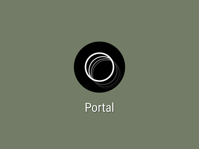 Portal App Icon android app daily day icon illustration illustrator mark