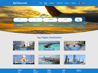 Web Page/Landing Page Design landing page ui ux web design