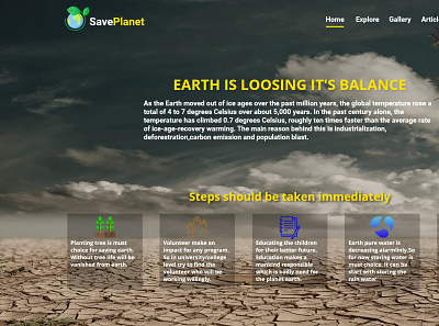 Landing Page for planet world app design landing page ui ui ux ux web web design website