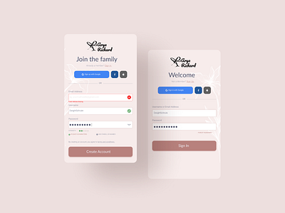 Sign up and Sign In page #DailyUI001 adobe illustrator adobe xd blog design dailyui dailyui 001 figma first shot logo signin signup uiux