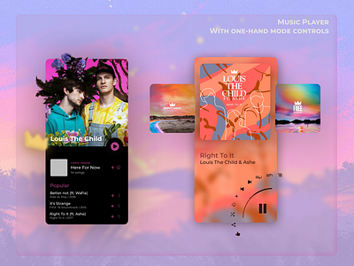 Music player UI/UX Design