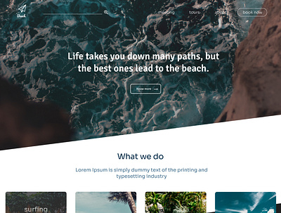 Resort design ui web