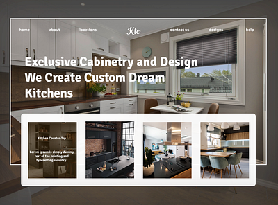 Kitchen Counter-top design ui ux web