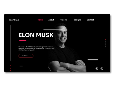 Portfolio Web Design design elon musk elon musk web design elonmusk enjoy the moment figma figma designers figmadesign ui uiux ux ux ui uxdesigner uxdesigns web