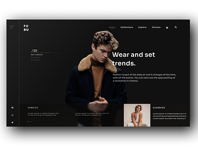 Fashion Web Design design fashion fashion brand fashion design figma figmadesign figmadesigner illustration ui uiuxdesign uiuxdesigner ux web