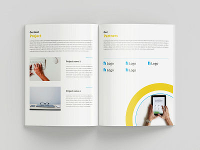 Brochure Design branding company profile brochure design typography vector