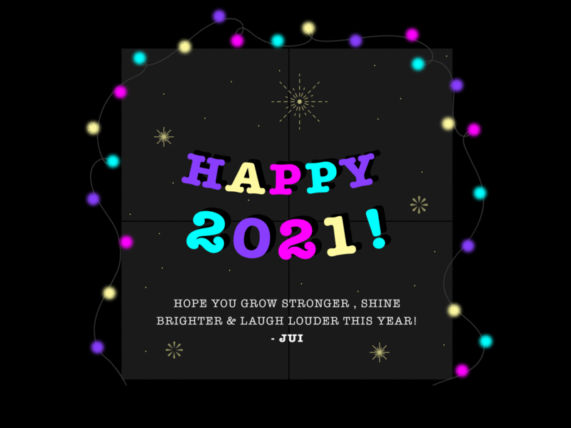 HAPPY NEW YEAR! 2021 animated gif cute gif happy new year illustration