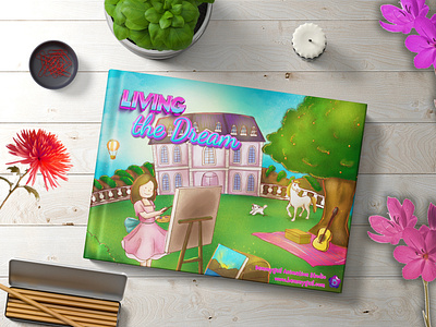 Living The Dream Digital Painting animation art artist character design children childrens book illustration cute design digital painting dog drawing graphic design horse illustration kids painting poster princess swiss winery