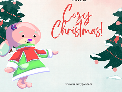 Christmas Illustration character design children christmas christmas tree cute illustration kids snow