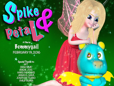 Spike and Petal Official Movie Dribble Poster movie poster spike and petal