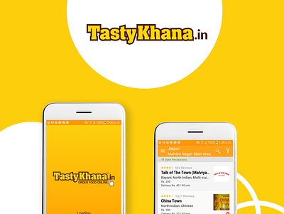 TastyKhana mobile app mobile app design mobile design mobile ui portfolio queppelin