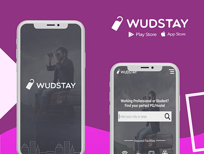 Wudstay android app app design ios app mobile app mobile app design portfolio queppelin uidesign