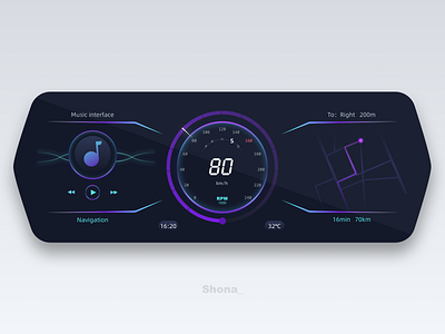 Car dashboard