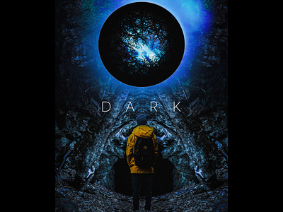 Photoshop Manipulation Recreating Netflix Series- Dark Poster