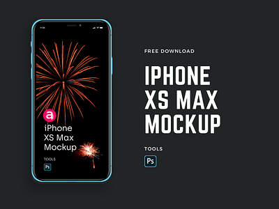 iPhone XS Max Mockup | Free Download animation app branding design freemockup mobile design mockup mockup design mockup psd mockup template