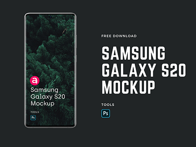 Samsung Galaxy S20 Mockup | Free Download animation app branding design freemockup mobile design mockup design mockup psd mockup template ui
