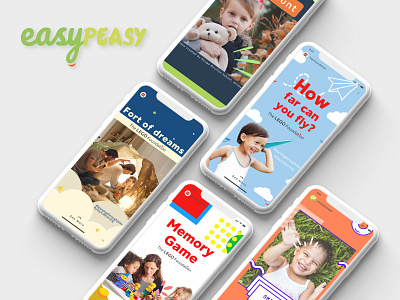 In-app content for the EasyPeasy app