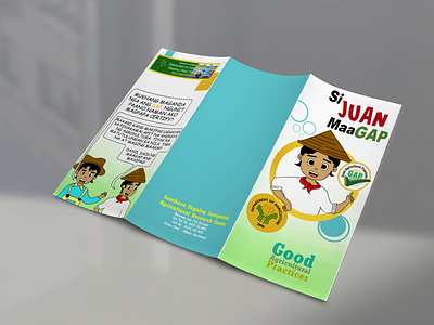 Department of Agriculture Food Safety Brochure design illustration