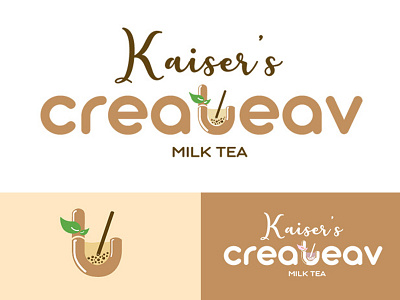 Kaiser's Createav Milktea branding and logo design