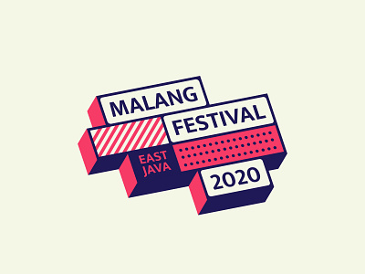 Malang Festival Isometric Logo branding design festival festivals illustrator indonesia isometric isometric art isometric design isometric illustration isometry logo logo design logodesign malang retro