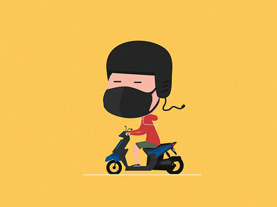 Scooter illustration scooter