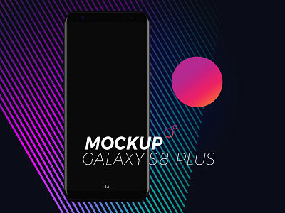 MockUP Galaxy s8 black galaxy mobile mockup psd s8